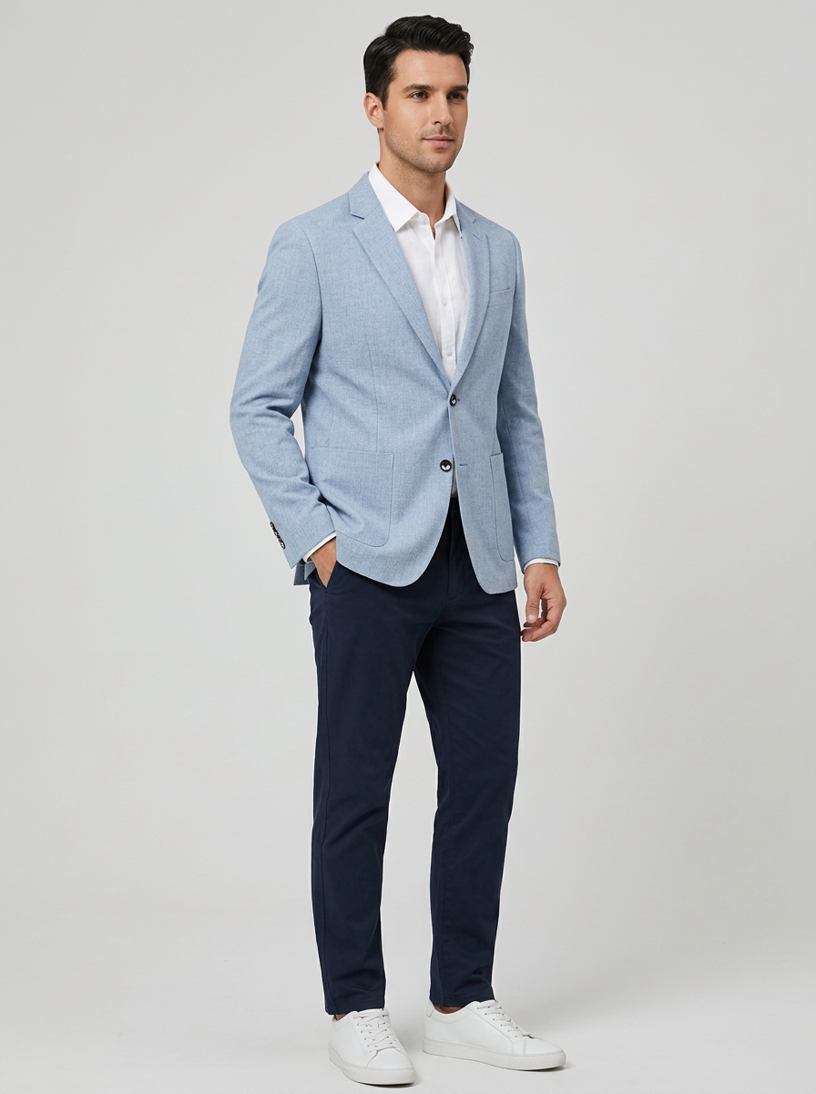 Men's Coat Two Button Notch Lapel | Blazer