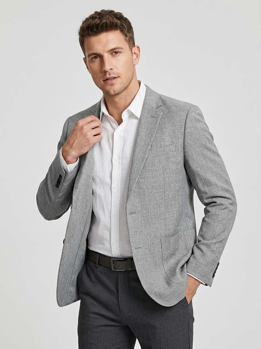 Men's Coat Two Button Notch Lapel | Blazer