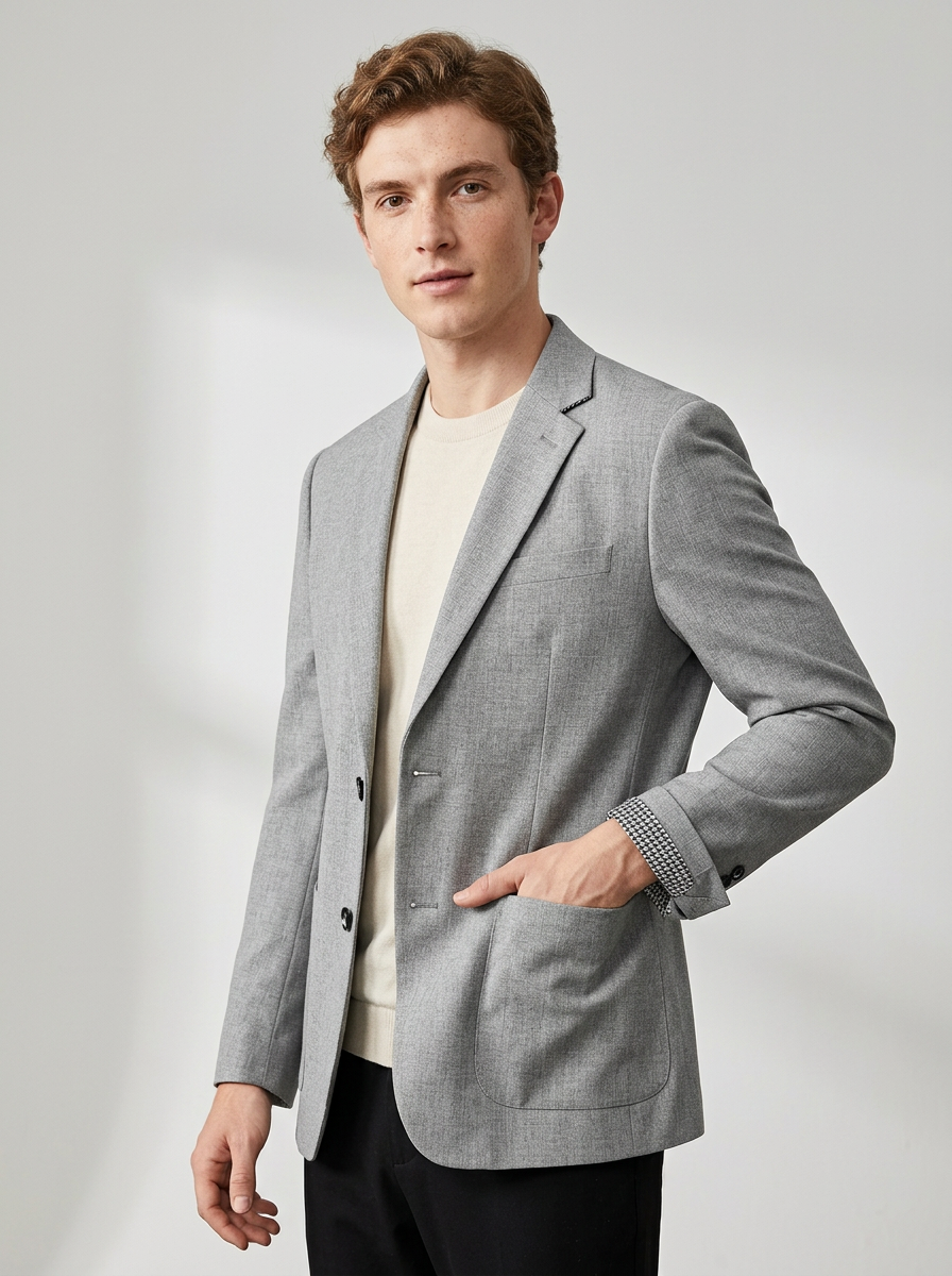 Men's Coat Two Button Notch Lapel | Blazer