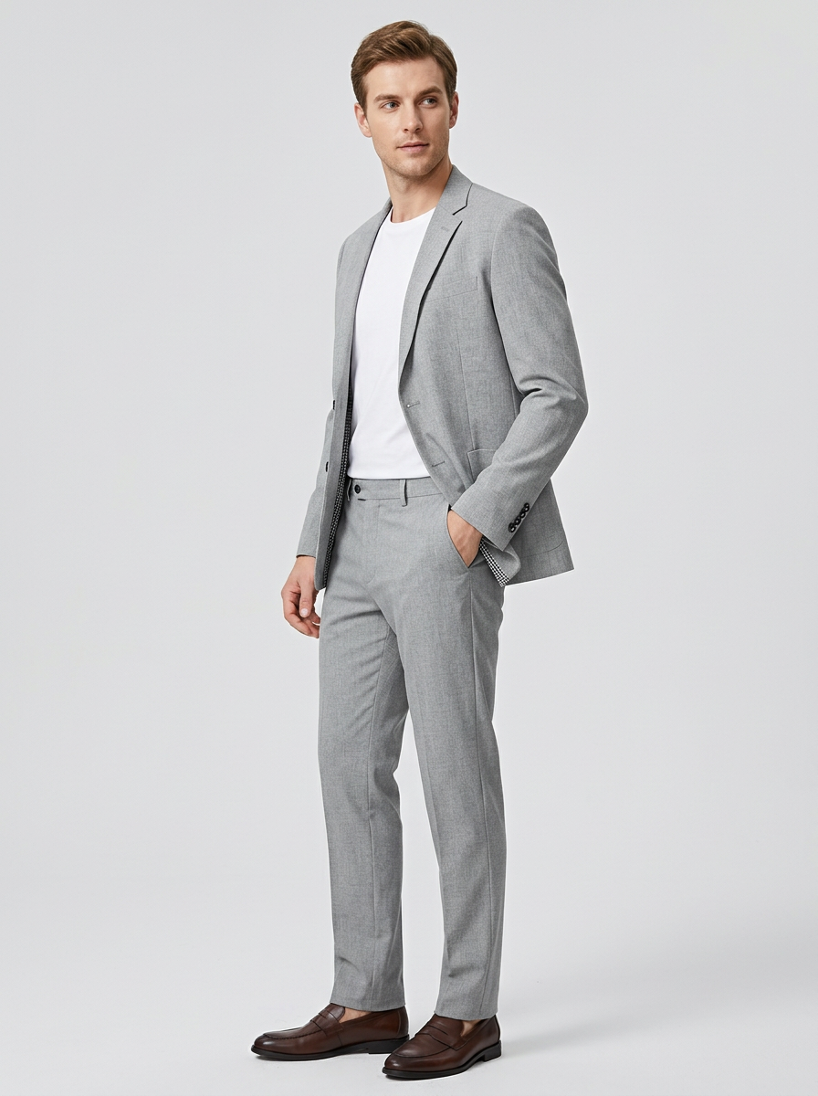 Men's Coat Two Button Notch Lapel | Blazer