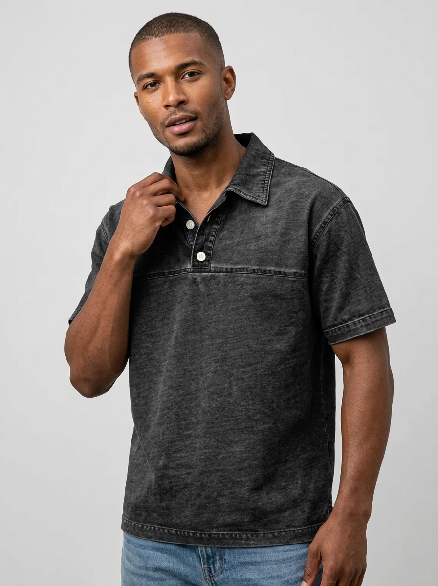 Men's Polo Shirt Short Sleeve Vintage | Casual